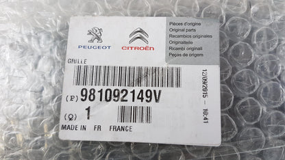 Original PEUGEOT 208 Stoßfänger Lüftungsgitter vorne unten 981092149V