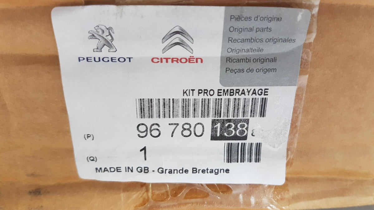 Original OE Peugeot Kupplungssatz 9678013880