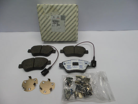 Original PEUGEOT Bipper CITROEN Nemo Bremsbeläge mit Warnkontakt vorne 4254C8