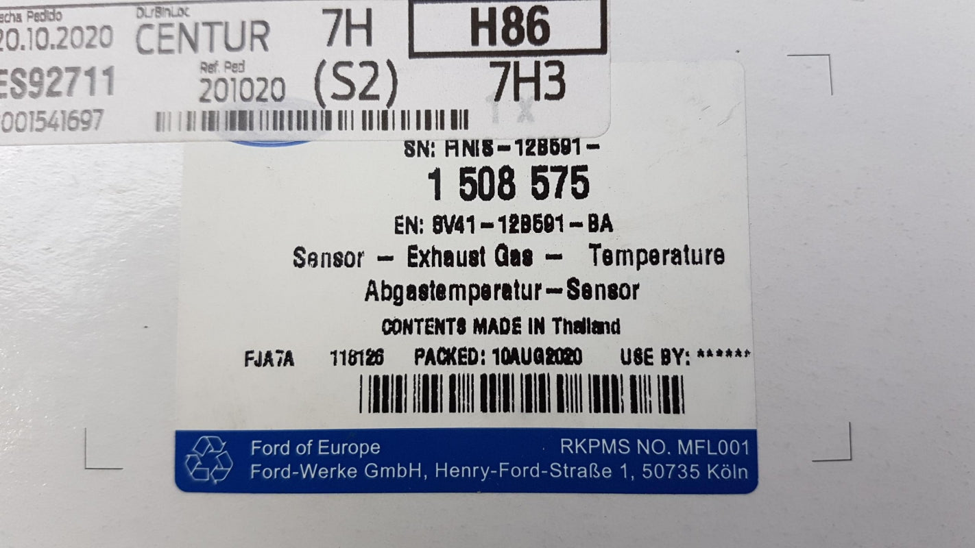 Original FORD Transit Connect Kuga 2008> Abgastemperaturgeber 1508575