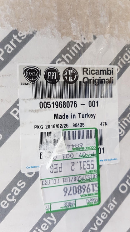 Original OE FIAT Luftfilterkasten 51968076