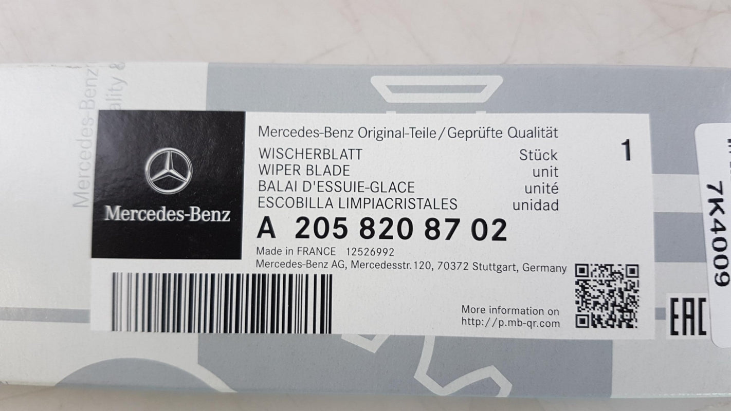 Original OE MERCEDES-BENZ Wischerblatt (1st) A2058208702