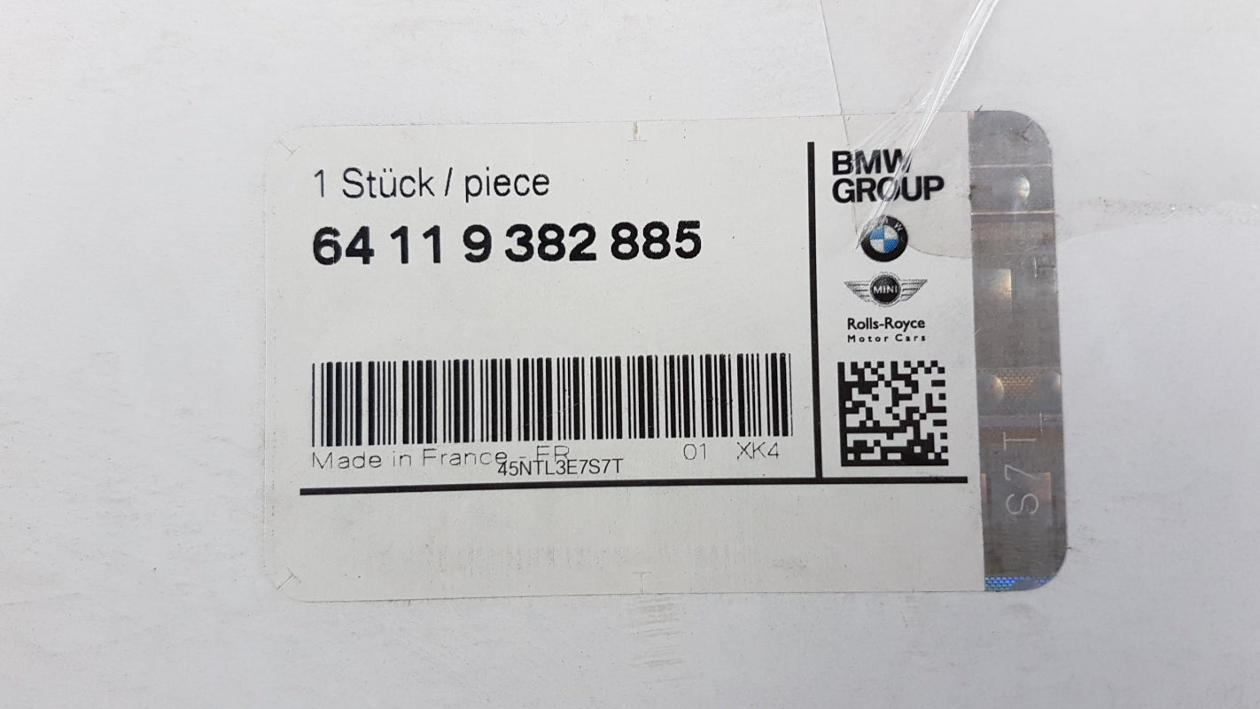 Original BMW 3' G20 G21 X3 X4 Innenraumfilter Feinstaubfilter 64119382885