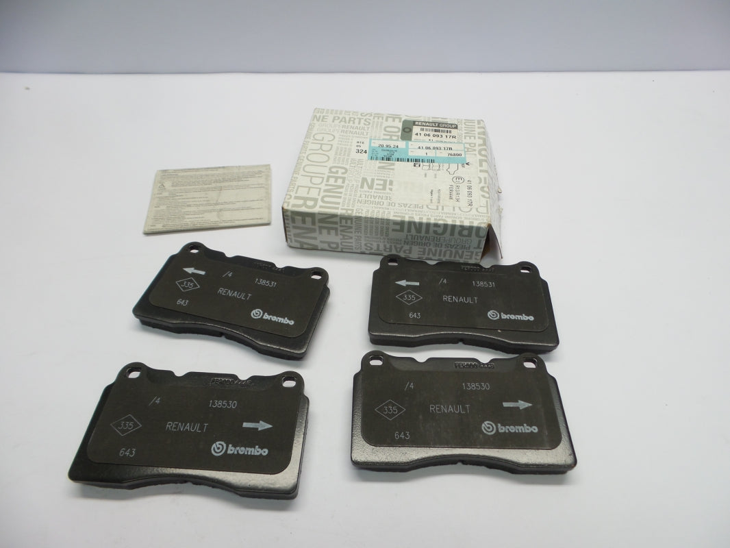 Original RENAULT Megane III Bremsbeläge Bremsklötze vorne 410609317R