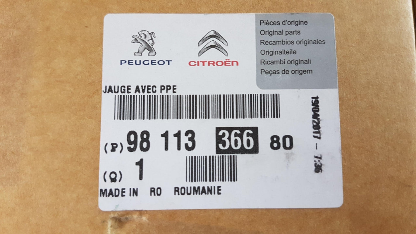 Original PEUGEOT 208 I CITROEN C3 Picasso Kraftstoffpumpe 1.6 HDI 9811336680