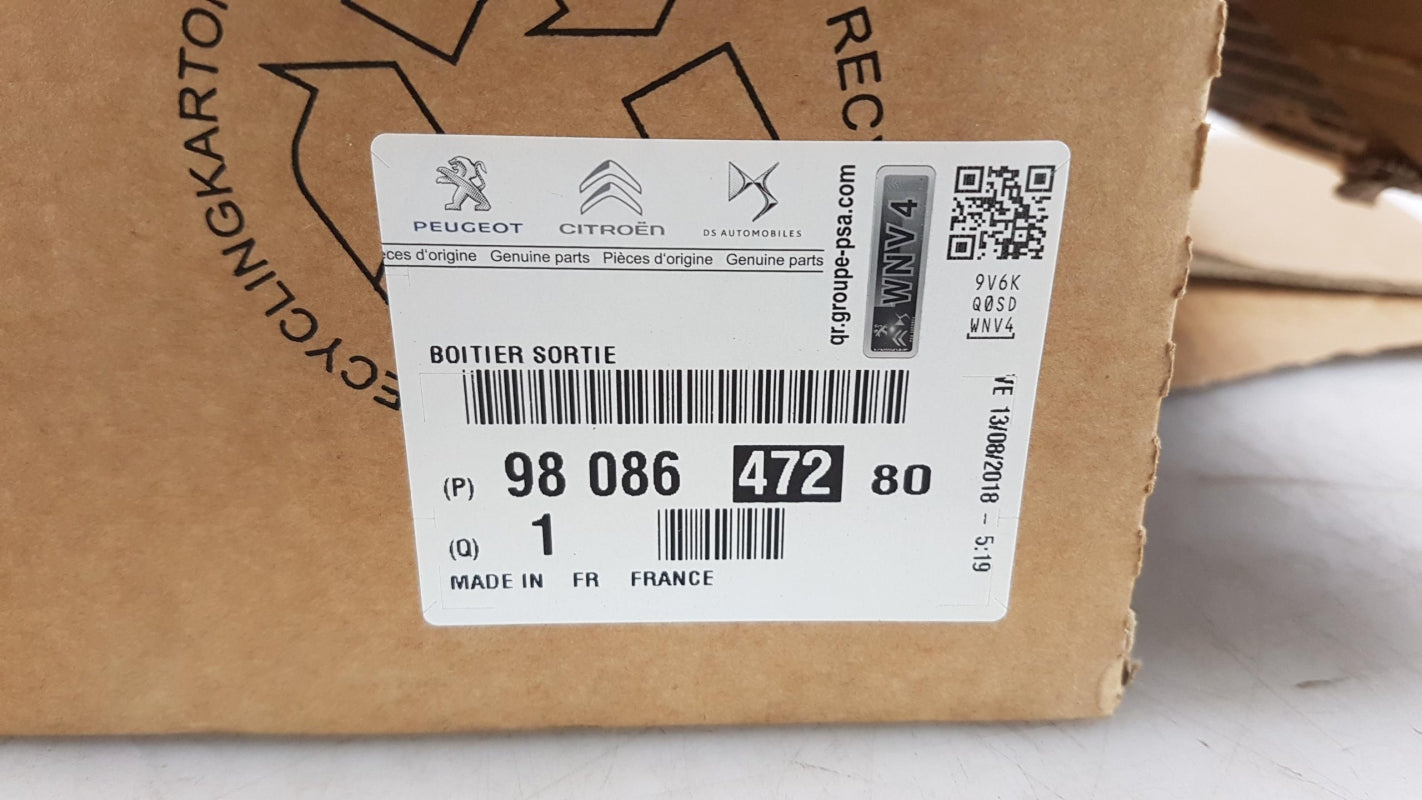 Original OE Peugeot Thermostatgehäuse 9808647280