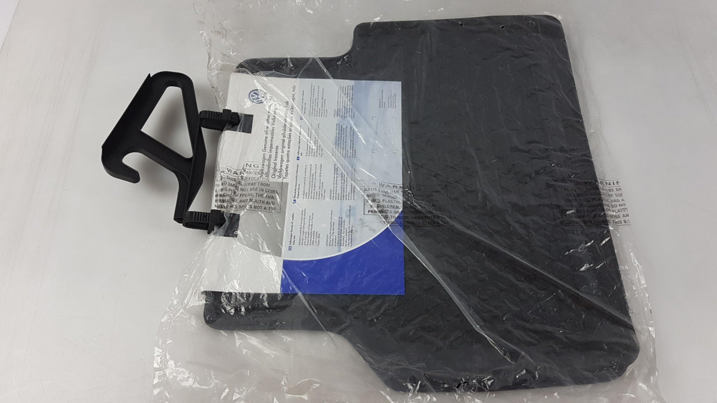 Original VW Tiguan '12-'17 Fußmattensatz Gummi titanschwarz hinten 5N006151282V