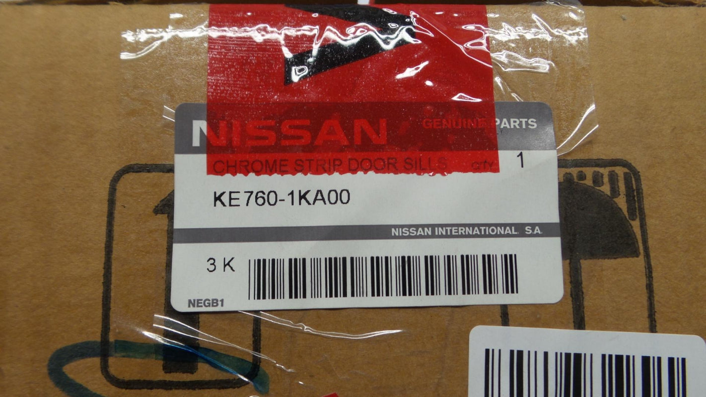 Original NISSAN Juke Türzierleistensatz 4-stück chrom KE7601KA00