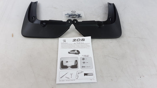 Original PEUGEOT 208 CITROEN C1 Schmutzfänger 2 Stück Hinten 1606416380