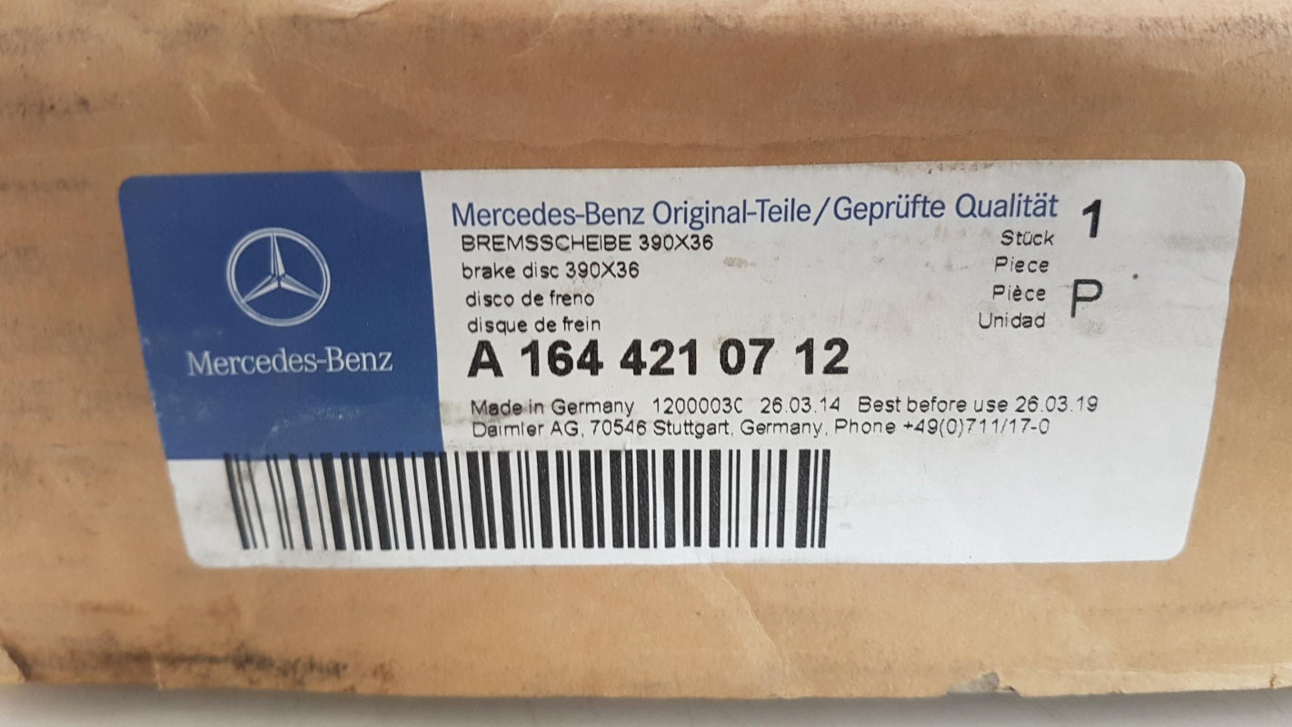 Original OE MERCEDES-BENZ Bremsscheibe (1 Stück) A1644210712