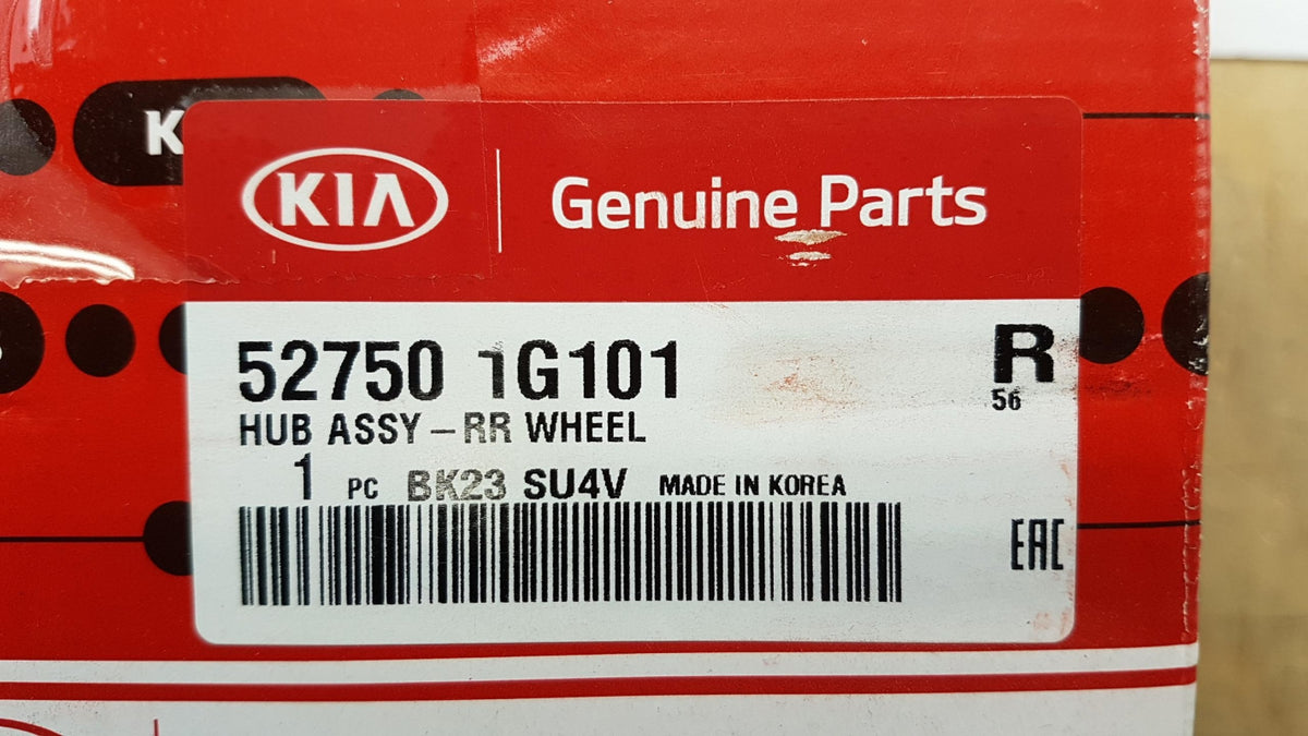Original HYUNDAI Accent i10 i20 KIA Picanto Rio Radnabe hinten 527501G101