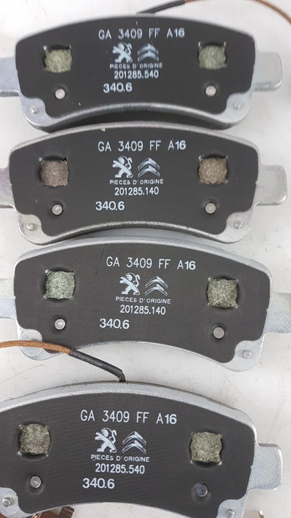 Original OE Peugeot Bremsbeläge 1612434080