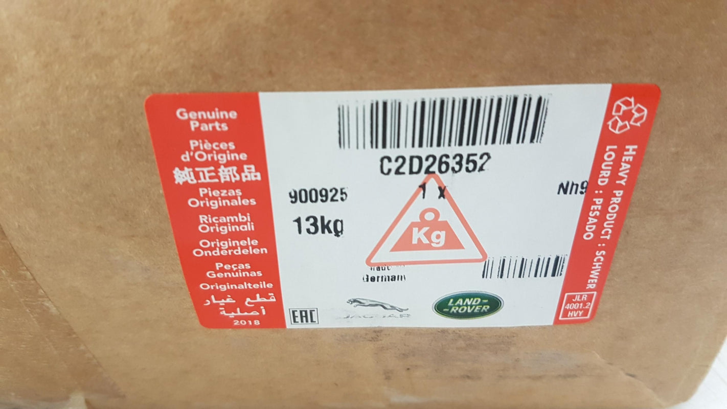 Original JAGUAR XF XJ XK '04-'16 Bremsscheibensatz (2 Stück) Hinten C2D26352