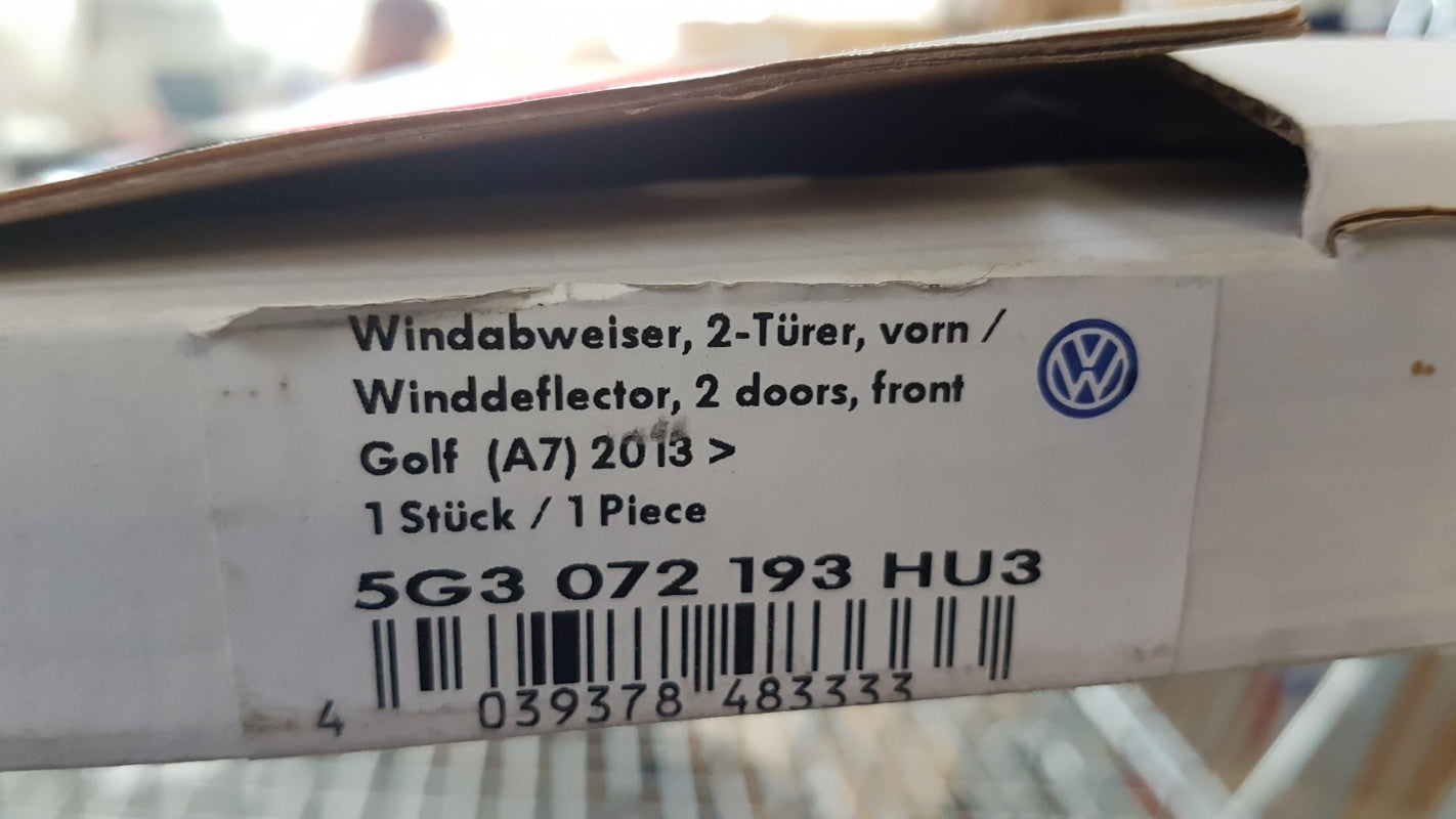 Original OE Volkswagen Windabweiser 5G3072193HU3