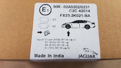 Original JAGUAR XK X150 06-14 Bremsbeläge Bremsklötze vorne C2C42014