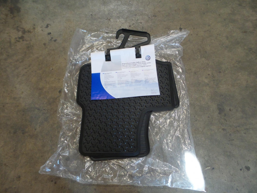 Original VW Up! e-Up! Fußmatten Satz 2-teilig Gummi schwarz hinten 1S0061511041