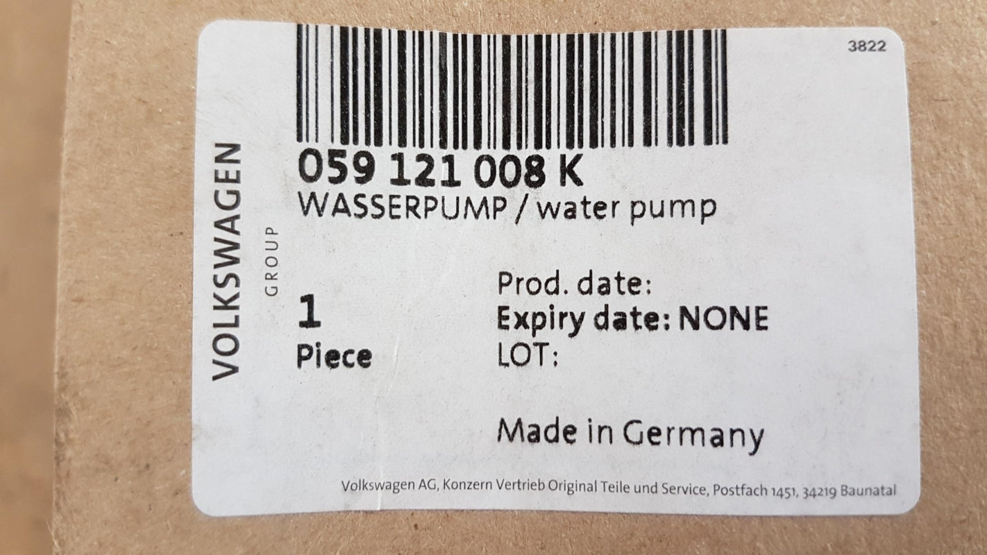 Original AUDI A4 8K A5 8T A6 (4G) A8 (4H) Q5 (8R) Wasserpumpe 3.0 TDI 059121008K