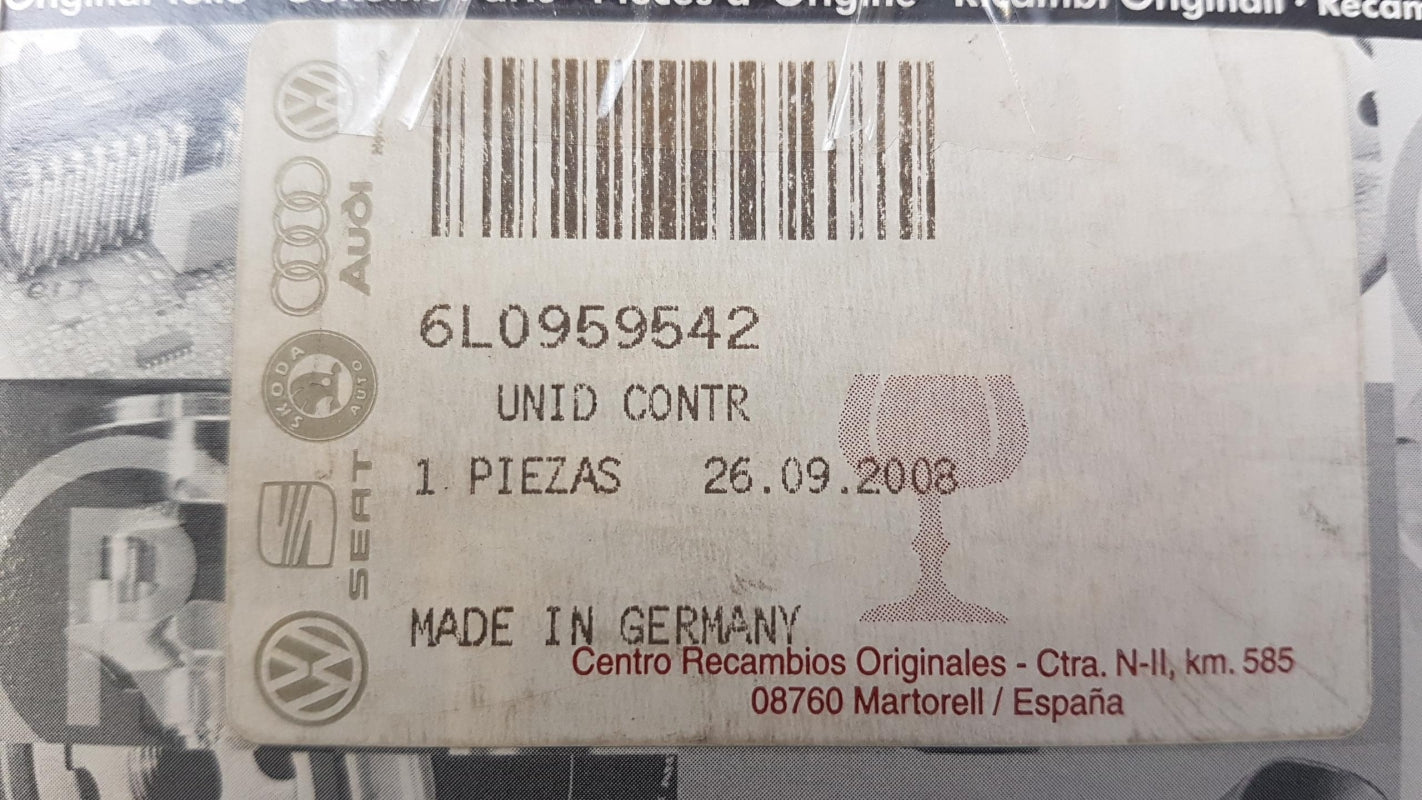 Original SEAT Cordoba Ibiza III (6L) Steuergerät für Lenkrad 6L0959542