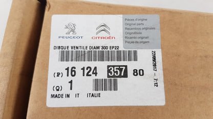 Original OE Peugeot Bremsscheibe (1 Stück) 1612435780