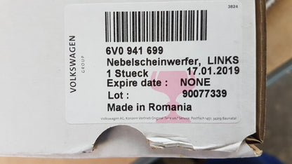 Original SKODA Fabia III '14- Halogen Nebelscheinwerfer links 6V0941699