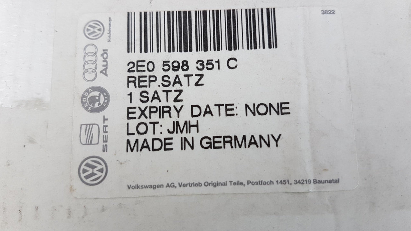 Original VOLKSWAGEN Crafter I (2E/2F) Gelenkwelle Befestigung 2E0598351C