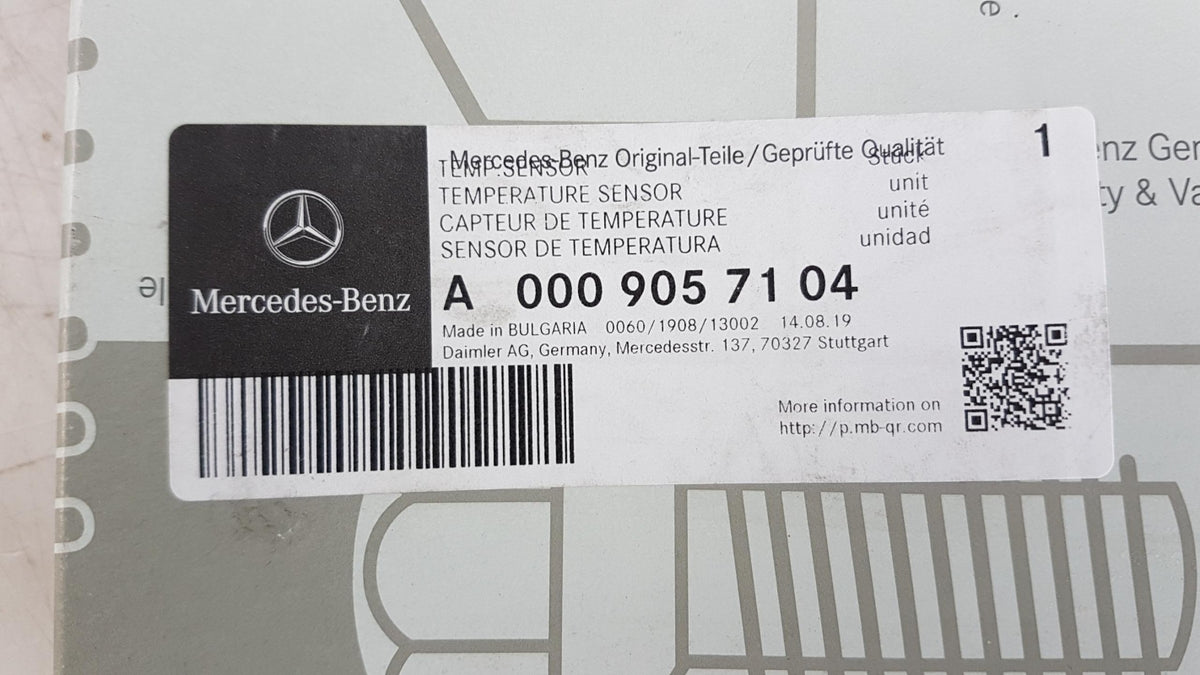 Original OE MERCEDES-BENZ Abgastemperaturgeber A0009057104