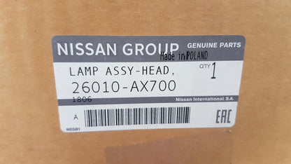 Original NISSAN Micra K12 Hauptscheinwerfer Frontlicht rechts 26010AX700