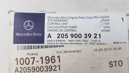 Original MERCEDES-BENZ C-Klasse W205 Steuergerät Vorne Links A2059003921