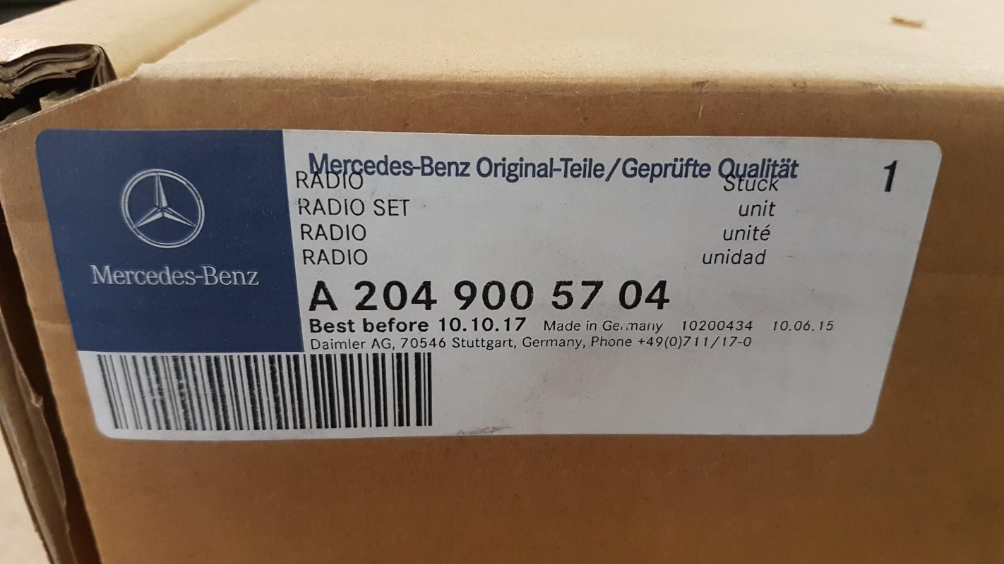 Original MERCEDES-BENZ W164 R171 W212 W204 W639 Steuergerät A2049005704