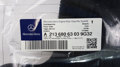 Original MERCEDES-BENZ CLS-Klasse E-Klasse Fußmattensatz Hinten A21368063039G32