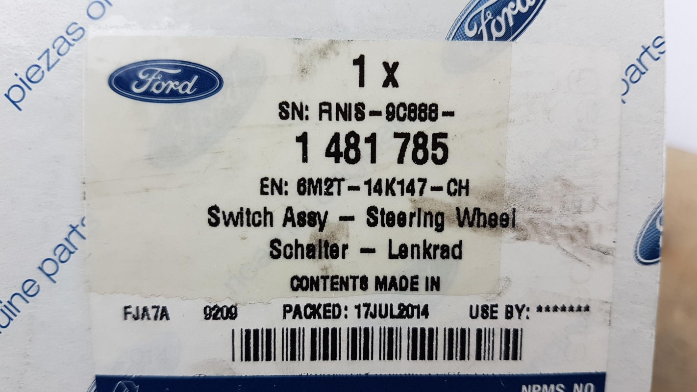 Original FORD Mondeo '07-'14 S-Max '06-'15 Lenkradschalter 1481785
