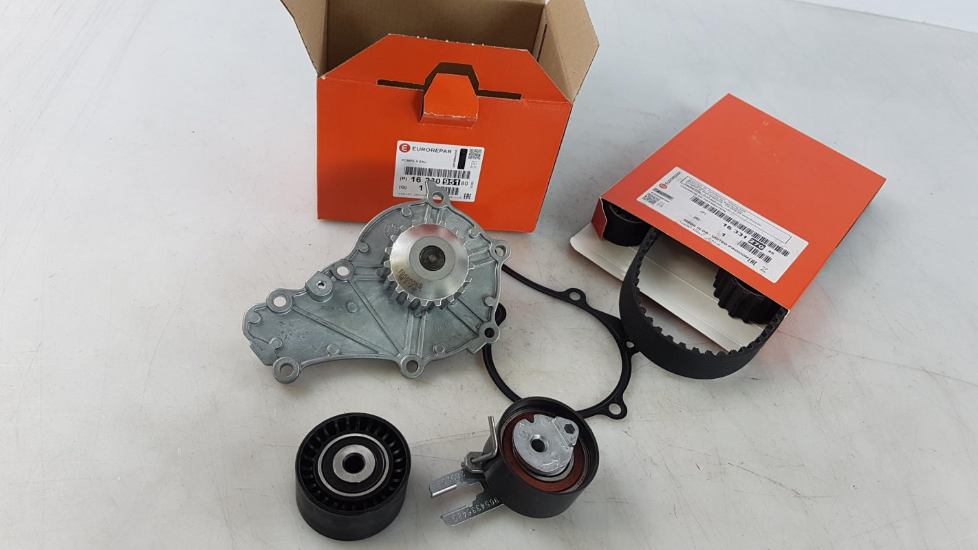 Original PEUGEOT CITROEN 1.6 HDi Zahnriemensatz mit Wasserpumpe 1609121080