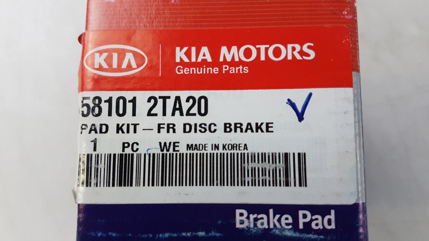 Original OE HYUNDAI/KIA Bremsbeläge 581012TA20