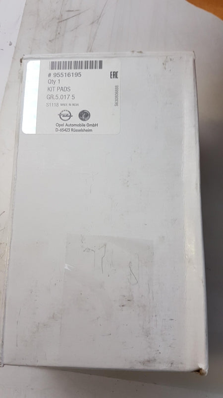 Original OPEL Zafira-C 2012 > 2 Bremsscheiben + 4 Bremsbeläge Vorne 95516918