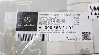 Original MERCEDES-BENZ C-Klasse W205 Reifendruck Kompressor A0005832102