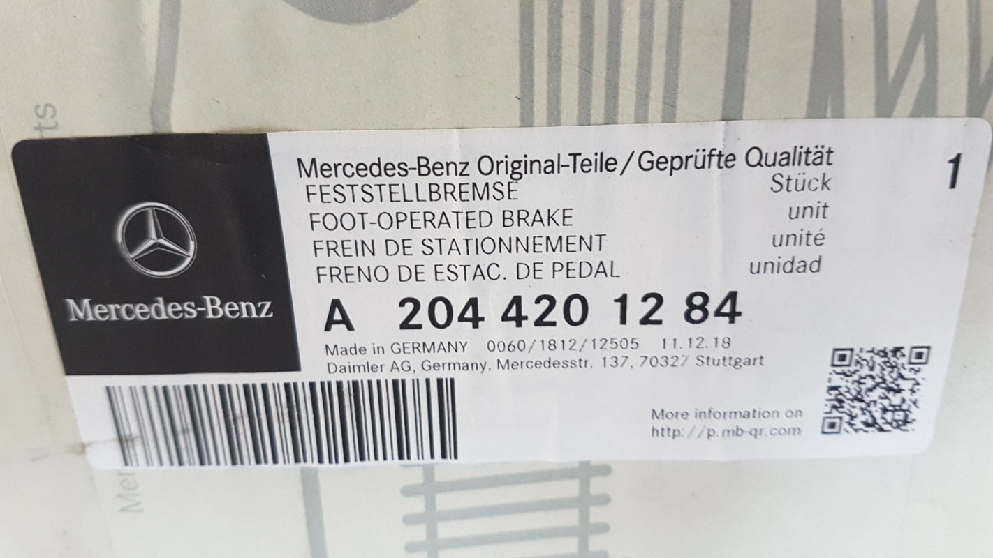 Original OE MERCEDES-BENZ Bremspedal A2044201284