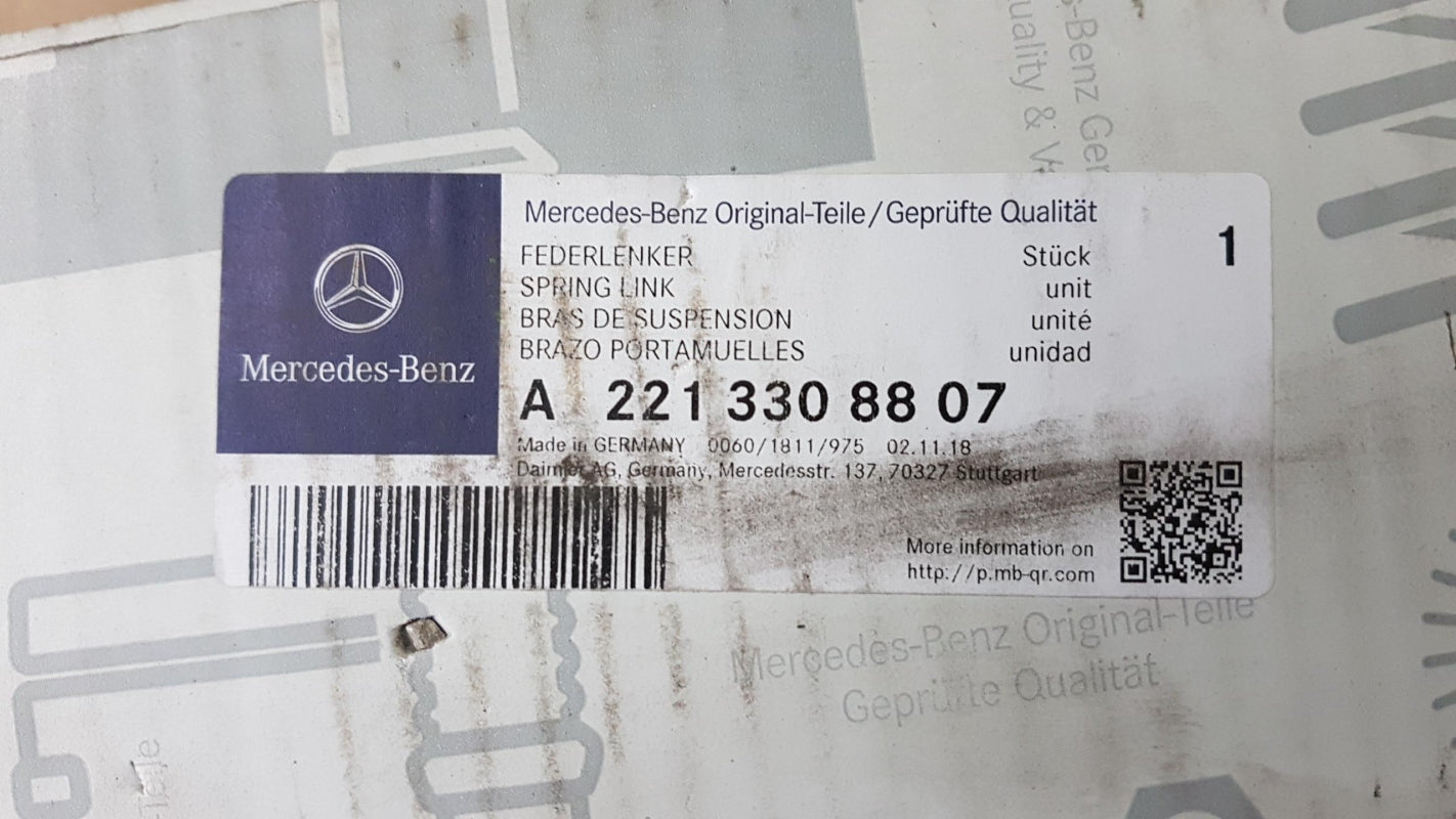 Original MERCEDES-BENZ W221 C216 Querlenker vorne rechts A2213308807