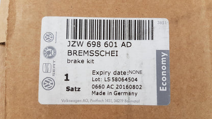 Original VW Polo IV SEAT Cordoba Bremsscheiben mit Bremsbeläge hint. JZW698601AD