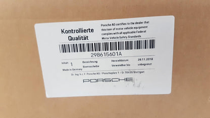 Original PORSCHE Panamera 970 Bremsscheibe (1 Stück) Hinten 298615601A