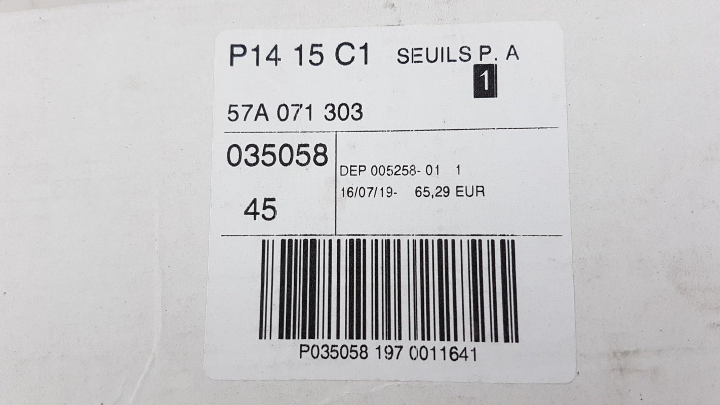 Original OE Volkswagen Einstiegsleisten Satz 57A071303