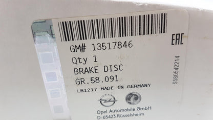 Original OE OPEL Bremsscheibe (1 Stück) 13517846