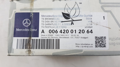 Original OE MERCEDES-BENZ Bremsbeläge A006420012064