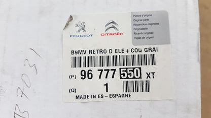 Original CITROEN Berlingo PEUGEOT Partner Außenspiegel 96777550XT