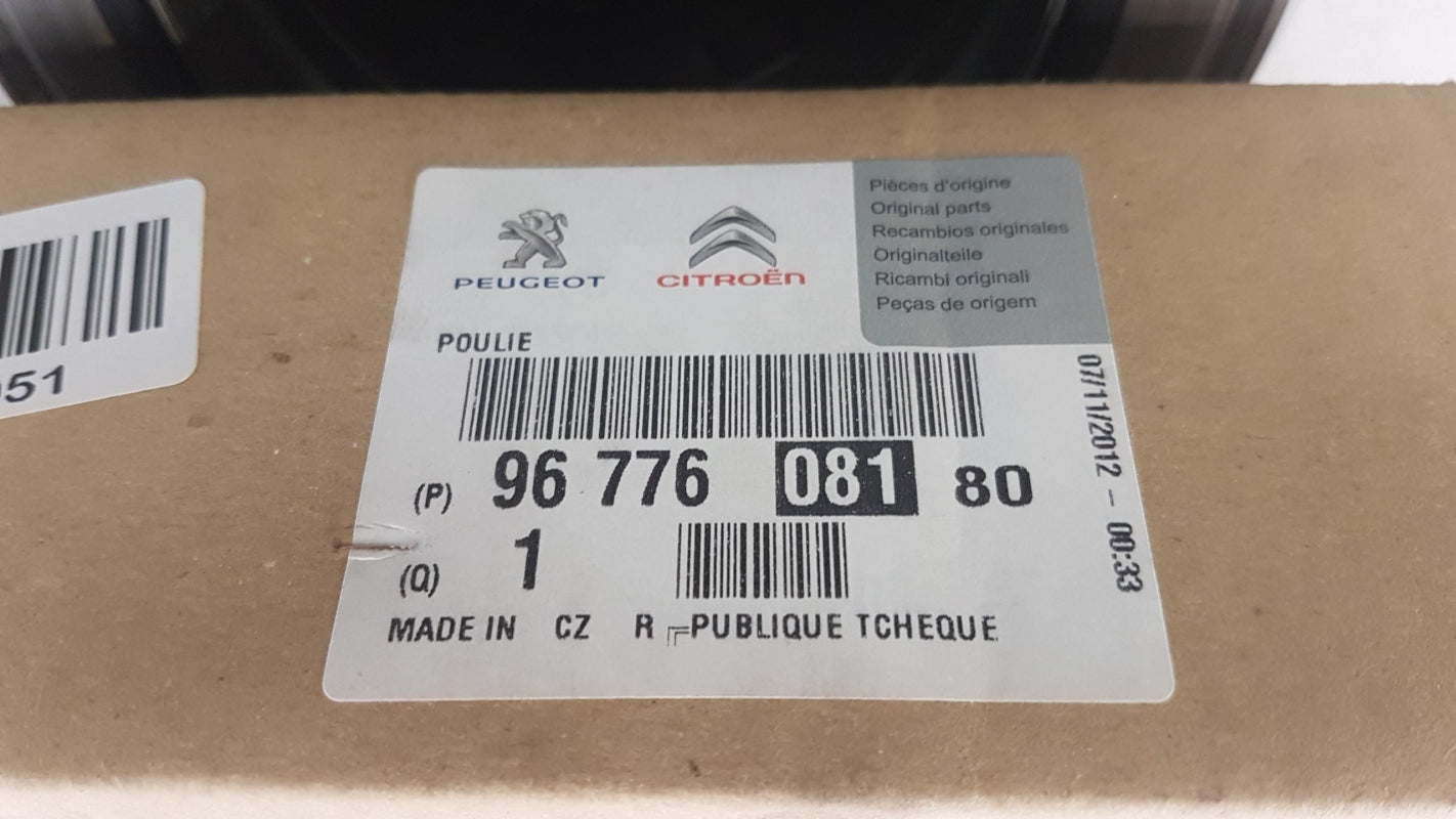 Original OE Peugeot Kurbelwelle Riemenscheibe 9677608180