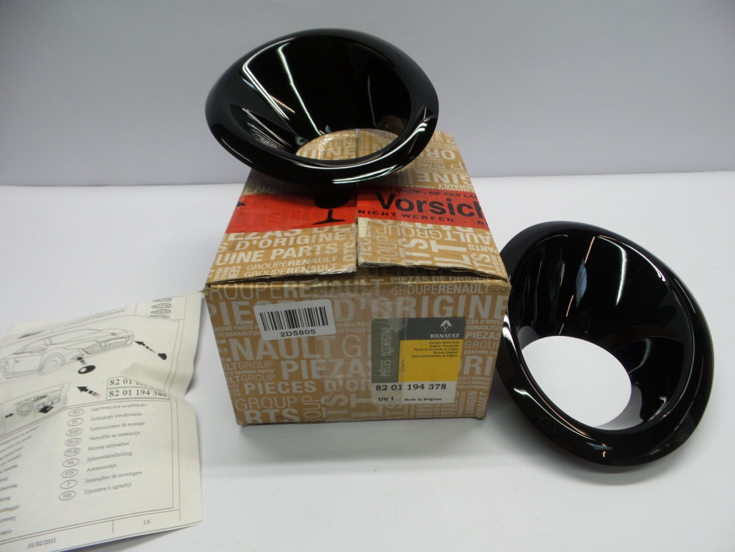 Original RENAULT Clio III Nebelscheinwerfer Rahmen 2-Teilig L+R 8201194378
