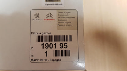 Original PEUGEOT 207 307 308 408 CITROEN C2 C3 C4 C5 Kraftstofffilter 190195