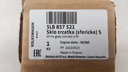 Original SKODA Enyaq Außenspiegelglas Spiegelglas konvex Links 5LB857521