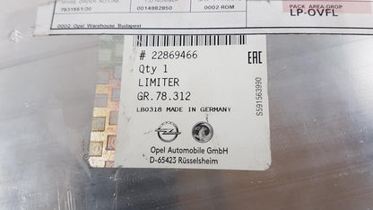 Original OPEL Insignia-A Stoßstangenträger Querträger vorne 22869466