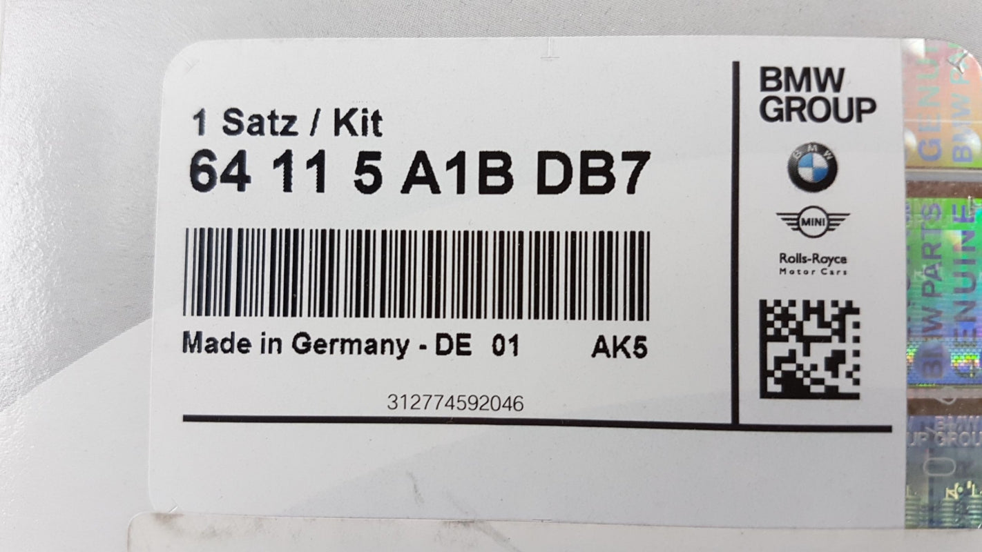 Original BMW 5er 6er 7er 8er X5 X6 X7 Innenraumfilter Satz 64115A1BDB7