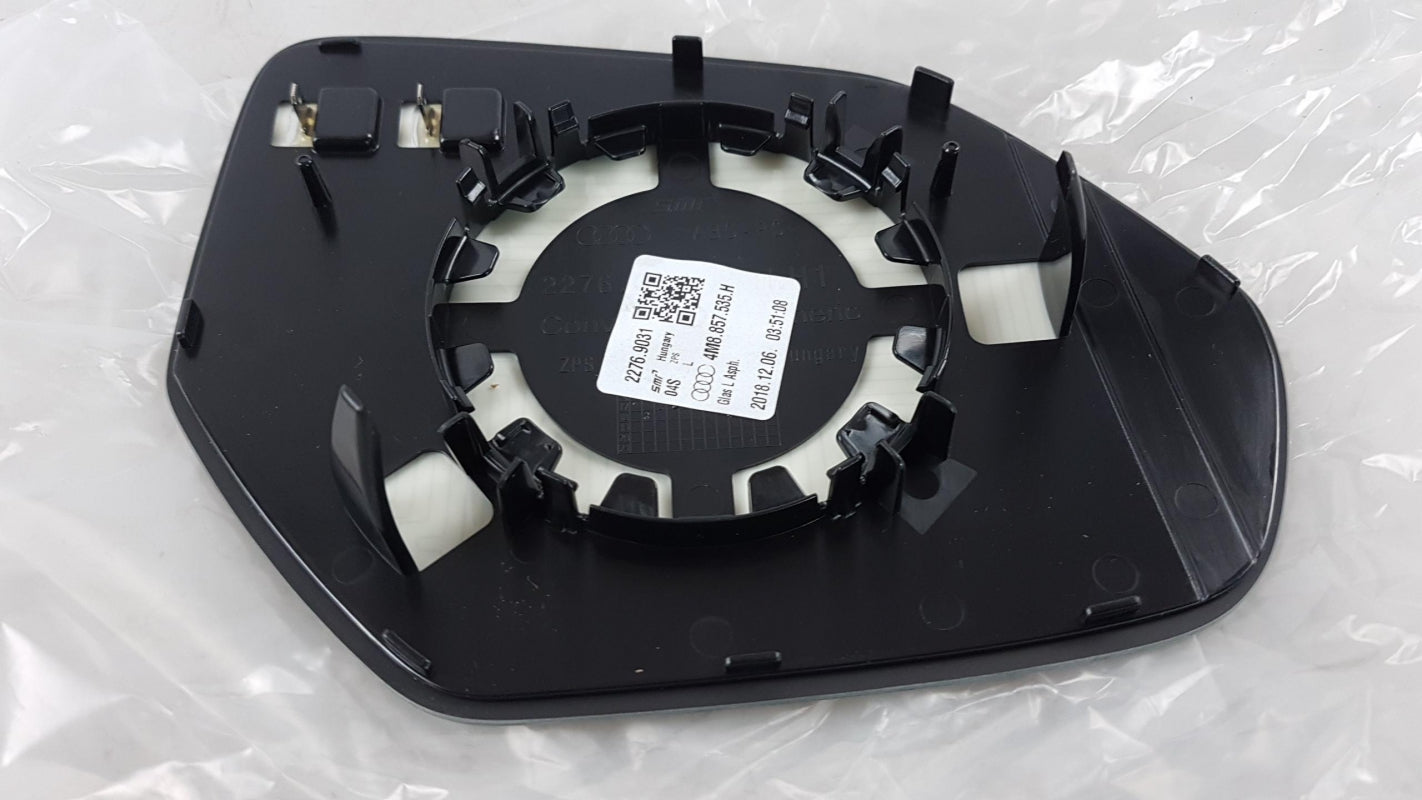 Original AUDI Q8 Spiegelglas (aspharish-weitwinkel) beheizbar Links 4M8857535H